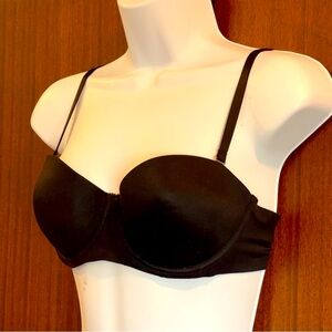 AERIE Black Strapless Convertible Bra NWT!
